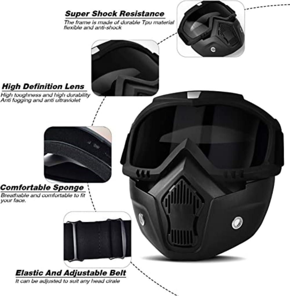 Goggle Mask Anti Scratch UV Protective pro